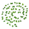 3Pc Artificial Hanging Plants Leaf Fake Long Green Malus Vine Garland 7.2 FT